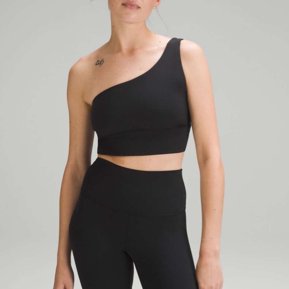 Lululemon‎ Align Asymmetrical Bra Black 14
